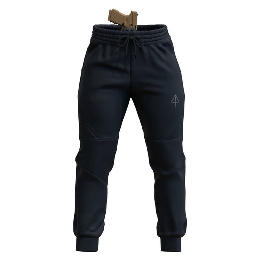 מכנסי ספורט ארוכים לנשיאת אקדח נסתרת- שחור Carrier Joggers Mk.II - Midnight Black