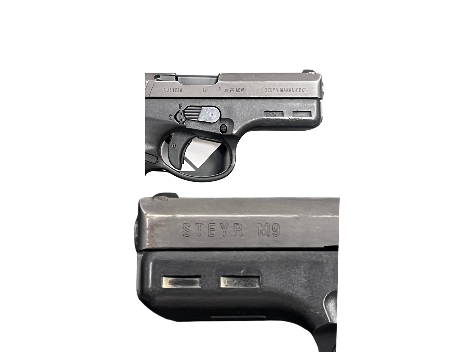 בתמונה רואים שנה של אקדח שטייר M9  